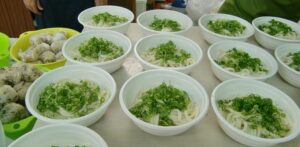 夕べの集い～冷やしすだちうどん・昆布のおにぎり～