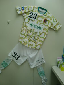 ユニフォーム寄贈