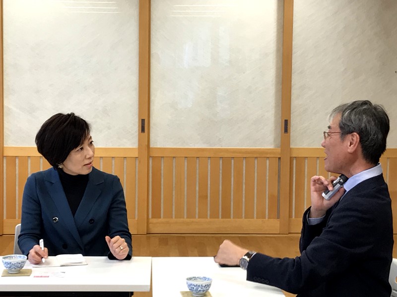 山本香苗参議院議員と山内民興理事長2