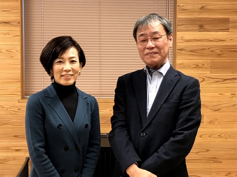 山本香苗参議院議員と山内民興理事長1