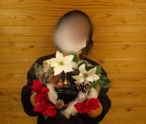 「クリスマスリース作りイベント開催！」