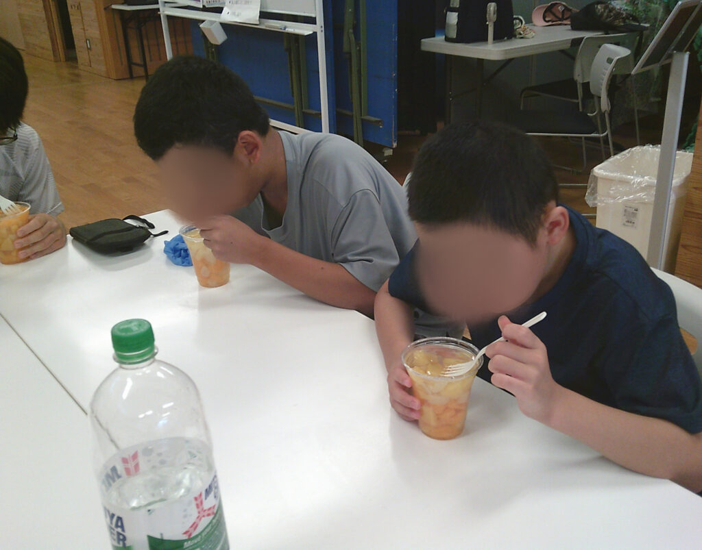 フルーツポンチ作りイベント開催！