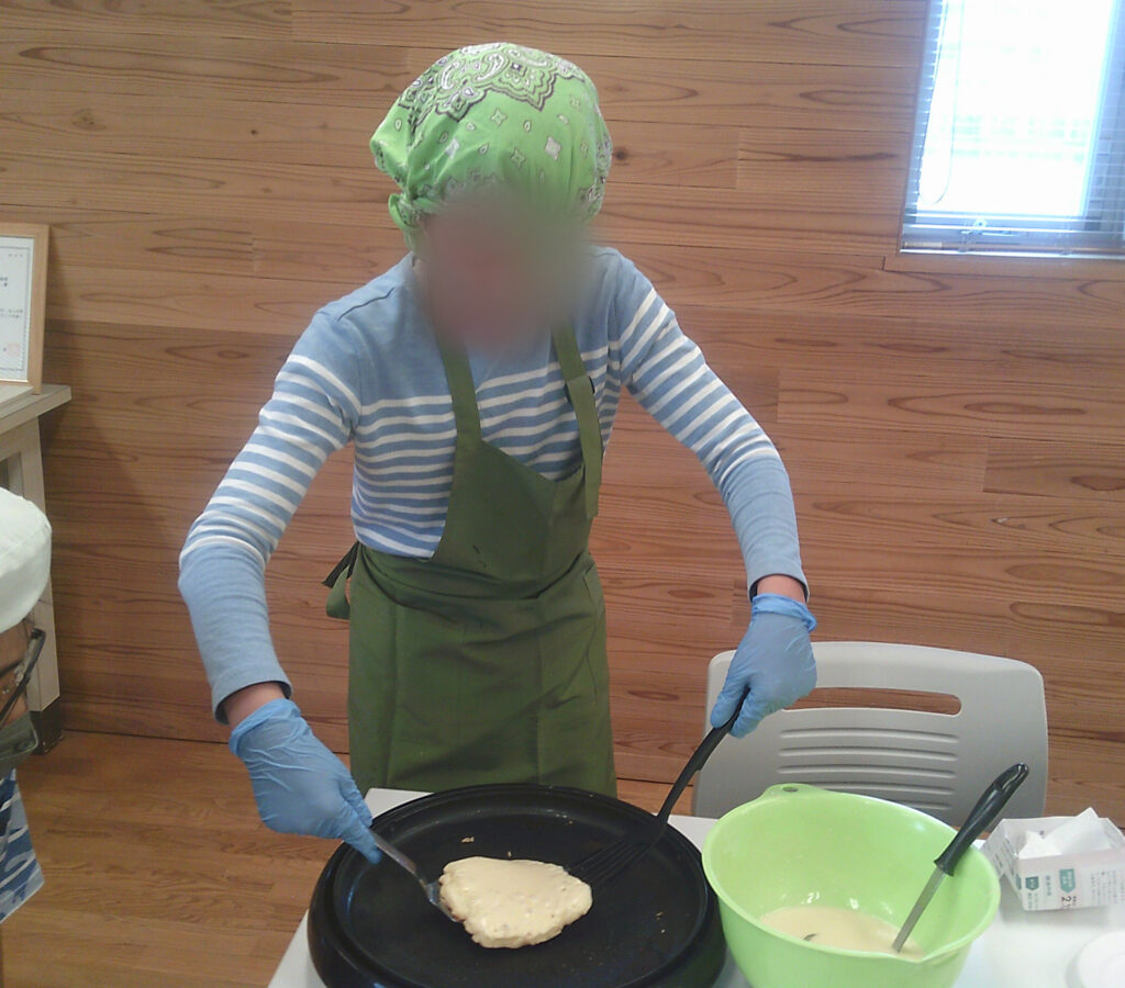 パンケーキつくり